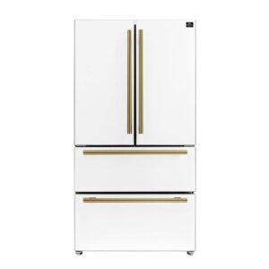 FORNO Espresso Moena French Door Refrigerator 91.4cm 543.7L White