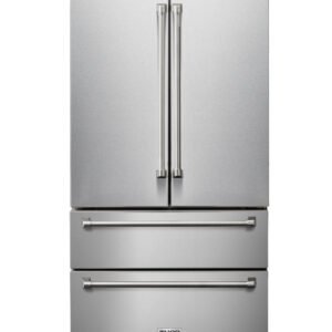 THOR Kitchen French Door Refrigerator 91.4cm 637.1L Stainless Steel TRF3602